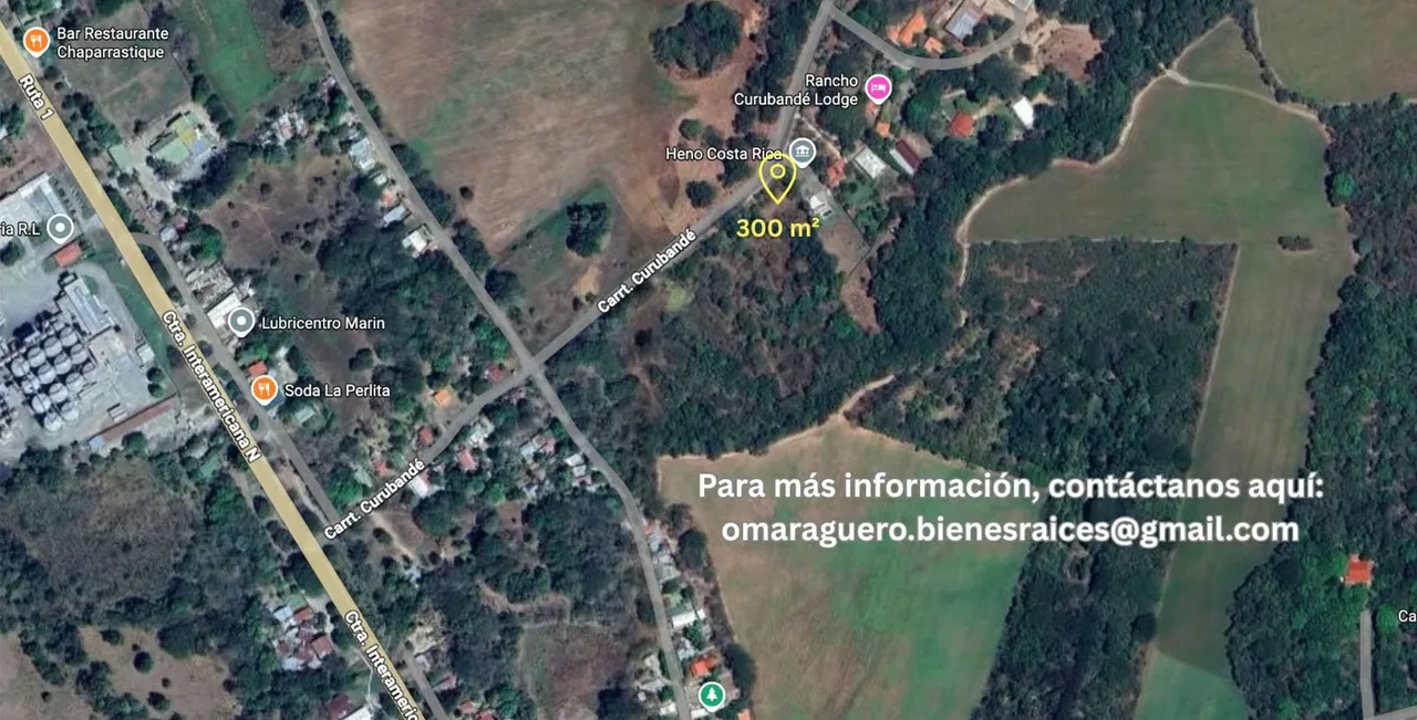Terreno en venta de 300 m² en B. Guadalupe, Liberia, Gte. Frente a carrt. Curubandé. Agua, luz y apto para construir