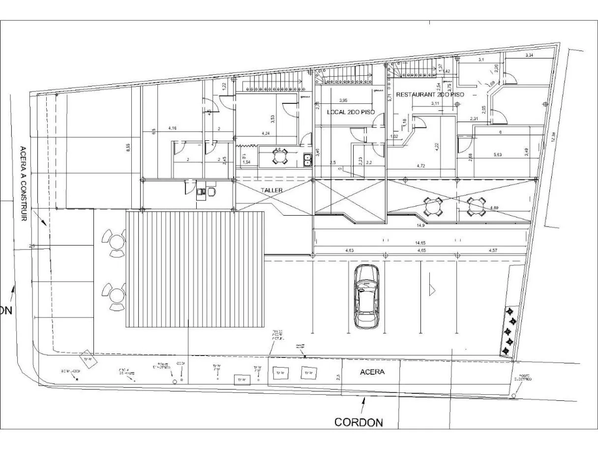 Corner Commercial Property in front of FEMSA, Calle Blancos: 2510 Sq. Ft. Lot, Dual Street Frontage and On-Site Parking, photo 5