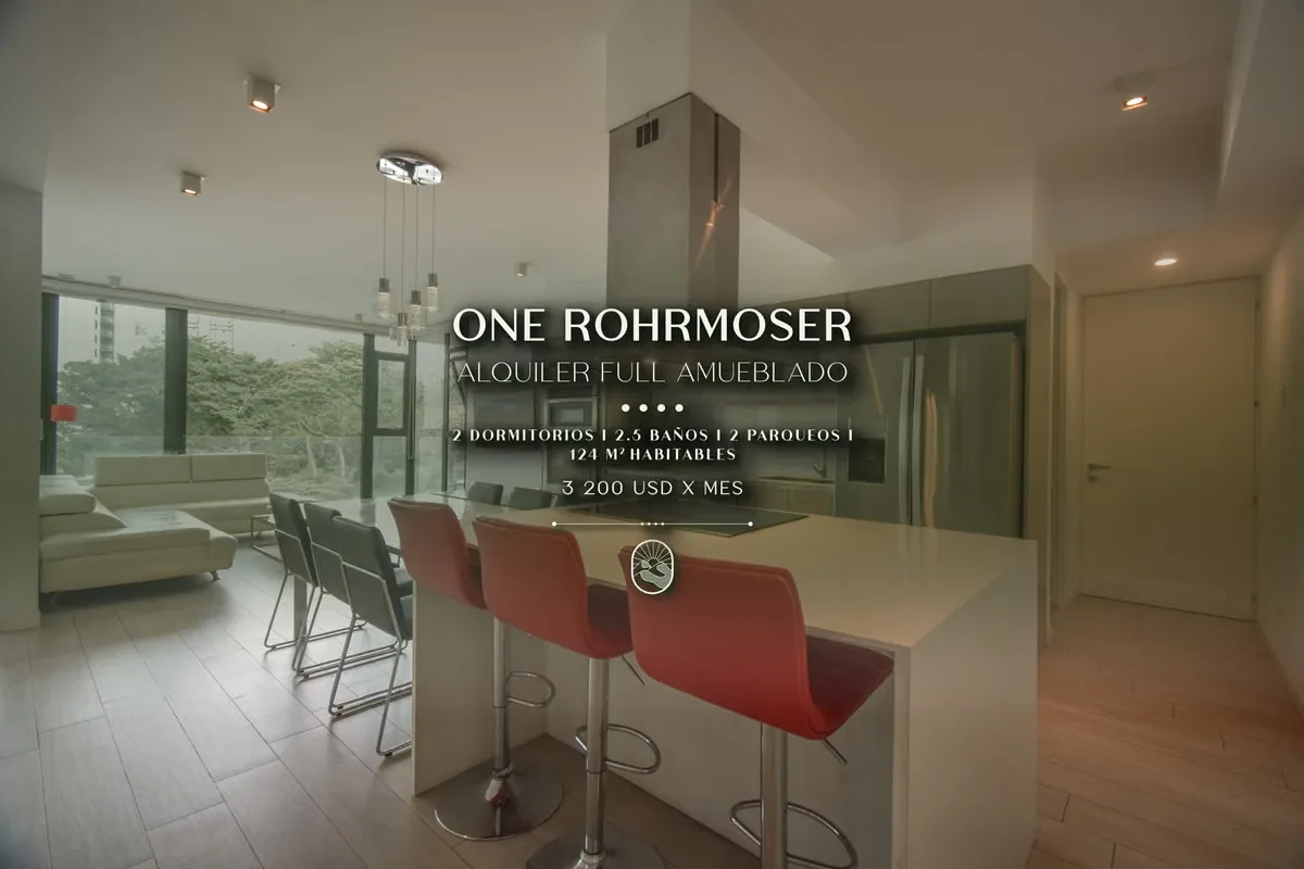 APARTAMENTO AMUEBLADO 2 HAB EN ALQUILER EN TORRE ONE | ROHRMOSER, SAN JOSÉ