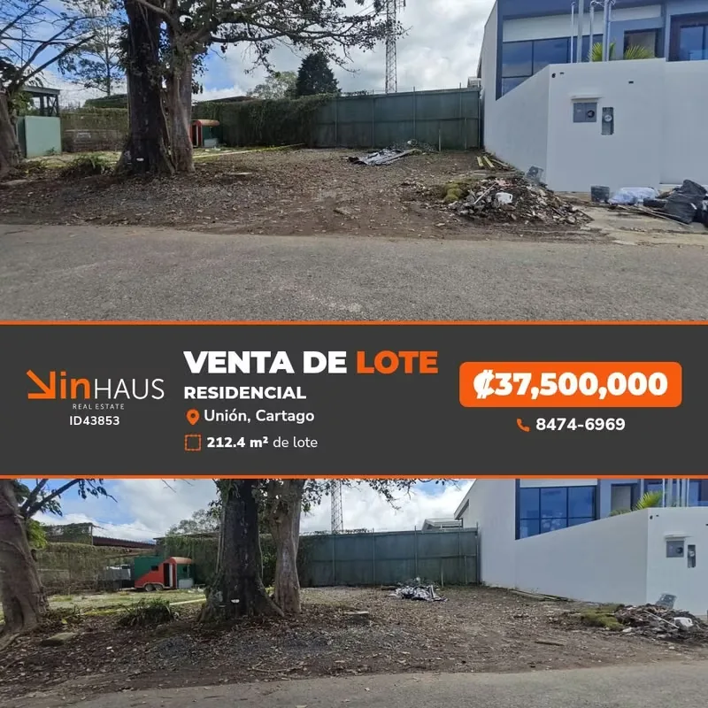 Se Vende Lote , San Ramón Tres Ríos /RA