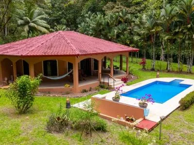 Ojochal Home for Sale with Pool, Creek & 1.6 Acres