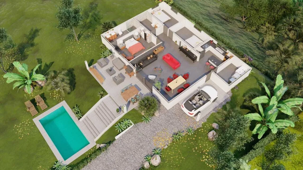 UNFINISHED PROPERTY WITH THREE BEDROOMS, IN OJOCHAL – 1.7 ACRES, photo 17