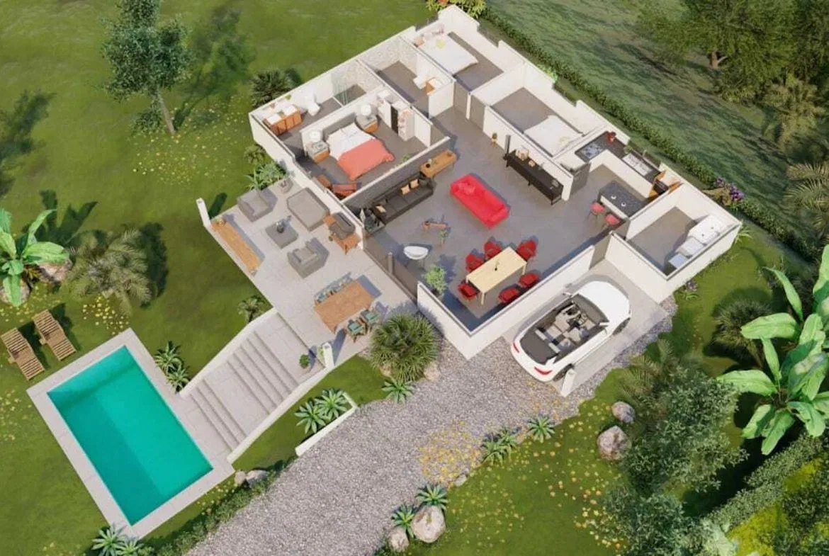 UNFINISHED PROPERTY WITH THREE BEDROOMS, IN OJOCHAL – 1.7 ACRES, photo 18