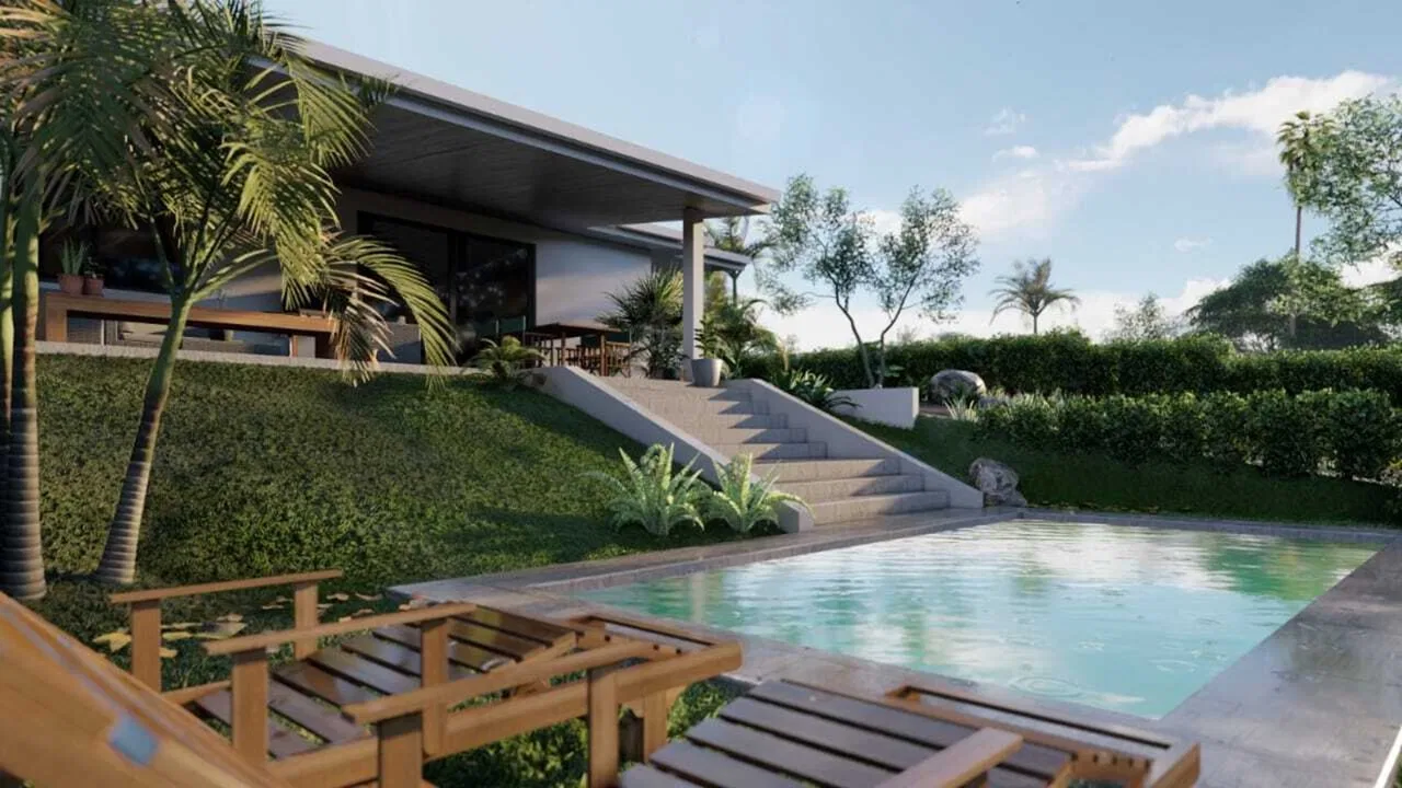UNFINISHED PROPERTY WITH THREE BEDROOMS, IN OJOCHAL – 1.7 ACRES, photo 9
