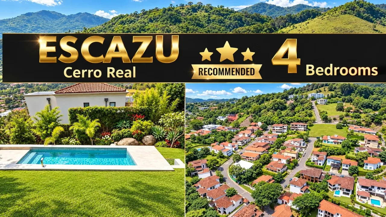 PRIME DIPLOMATIC LOCATION: Cerro Real Gated Community, Guachipelín · Escazú (Positioned on the Escazú-Santa Ana ridge delivering panoramic central valley views, minutes from ...
