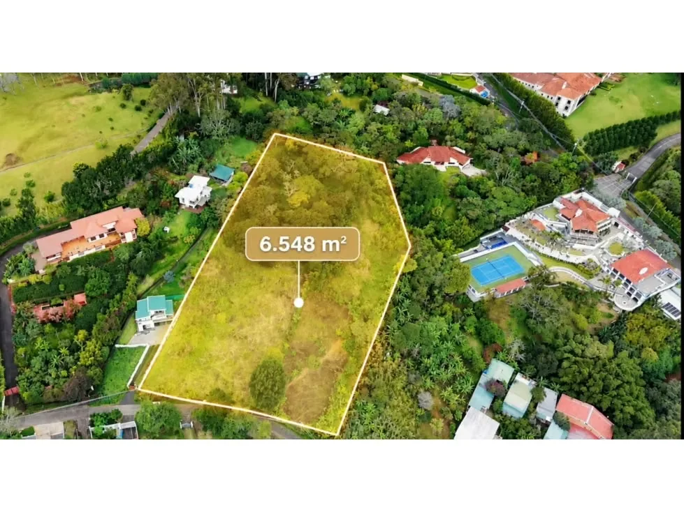 Lote en venta Escazu, S. Antonio, vistas espectaculares 2.5PCU