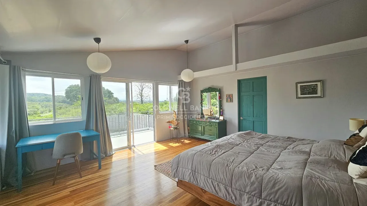 Casa Vista a los Volcanes offers space, privacy, gardens, and beautiful views of both Poás and ...
