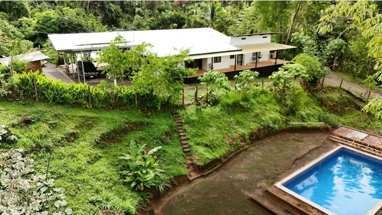 OFF GRID - SELF-SUSTAINABLE HOUSE FOR SALE IN SAN PEDRITO,(1,3HECT) PEREZ ZELEDON