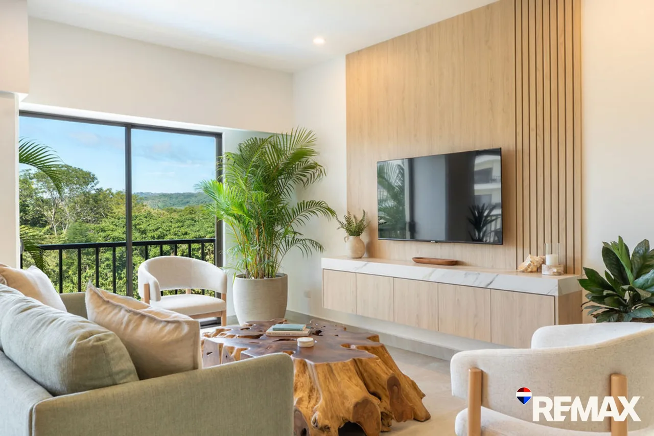 Luxury modern condo | Lush green views