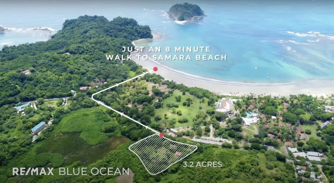 3.2 Acres Titled Coastal Property in Samara