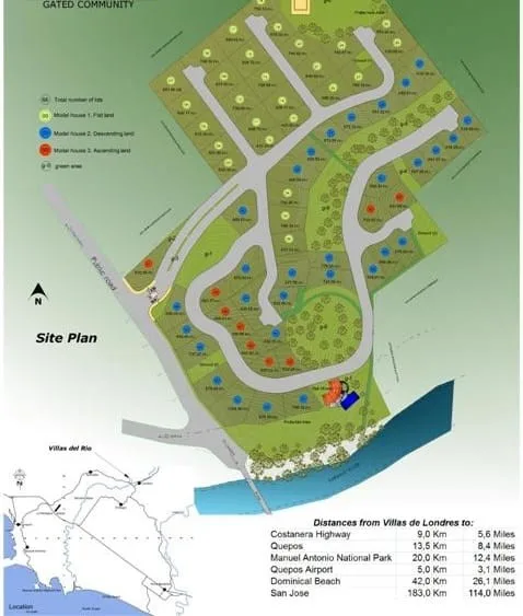 LOT- 63 Gated Community / Londres Manuel Antonio