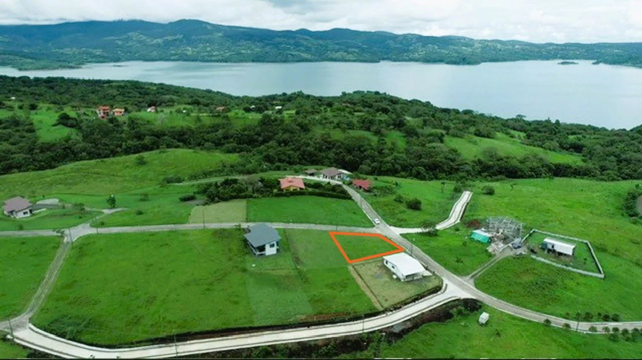 Emerald View of Arenal Lake Property for Sale ready for construction
