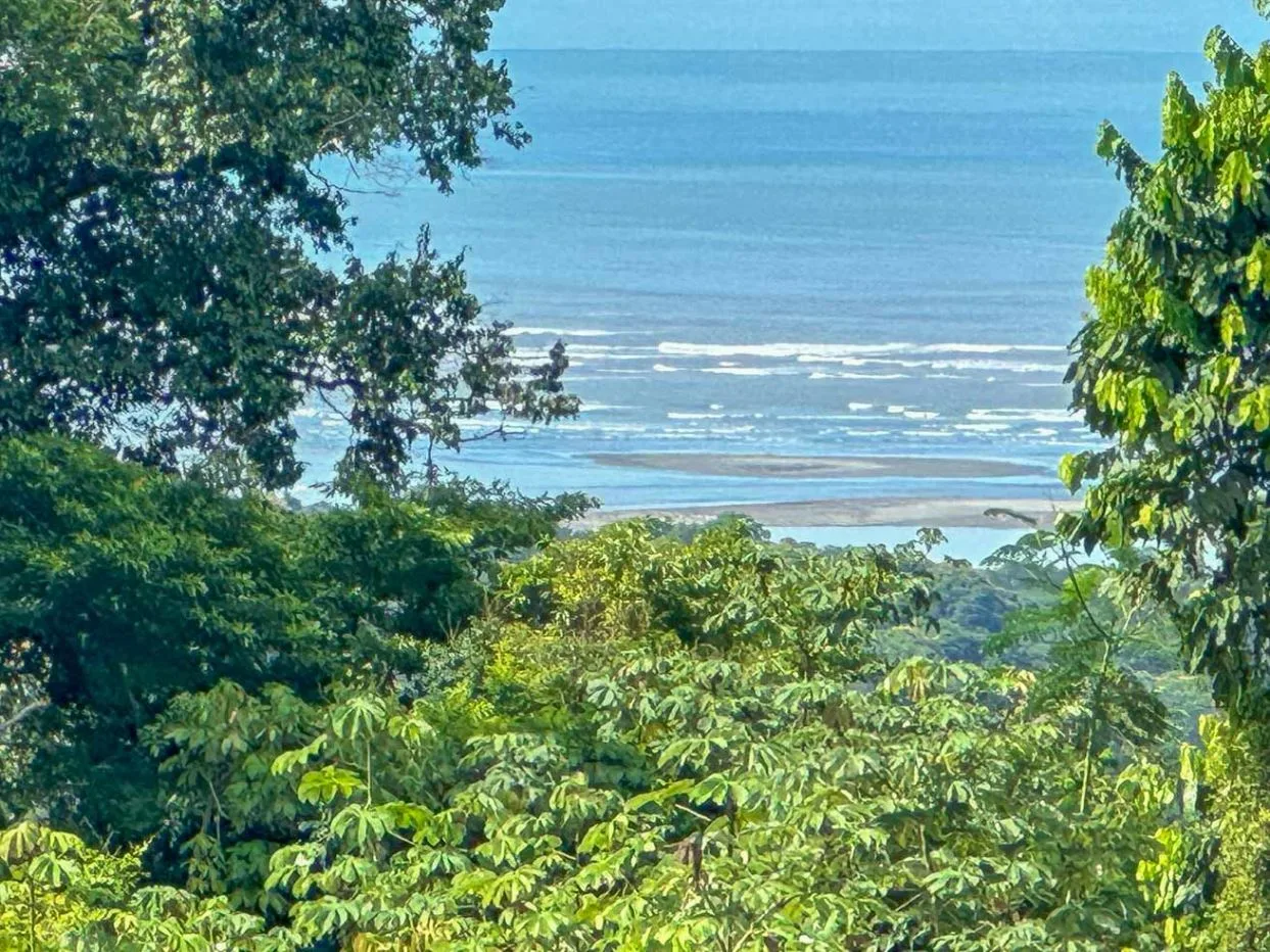 An impressive, elevated 4.1-acre ocean, sunset and mountain view lot in the jungle-clad, sough-after hilly neighborhood