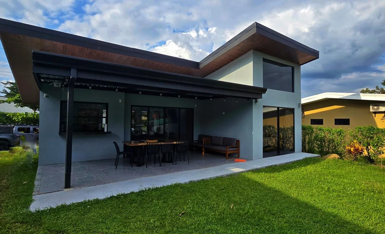 Modern home in gated community near La Fortuna for Sale | Airbnb ready - Communal River, pool and nature, $150,000