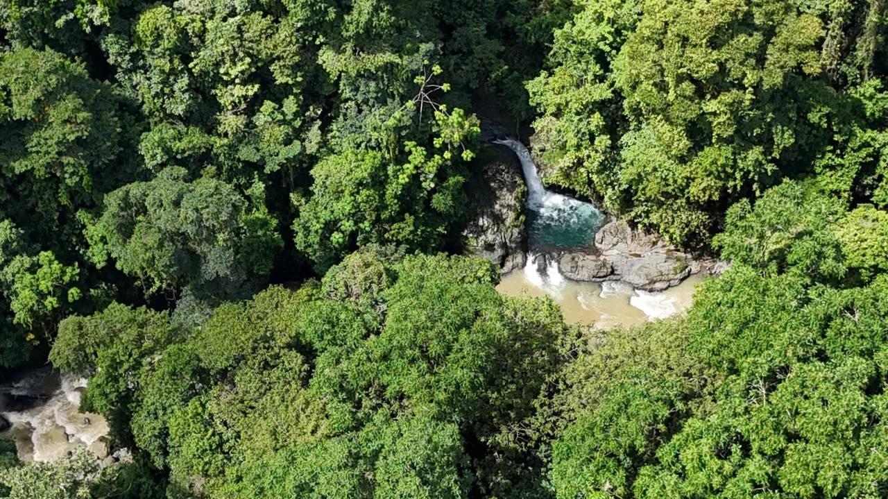Only 30 minutes to Quepos center - a large ready-to-build lot with waterfall and jungle views