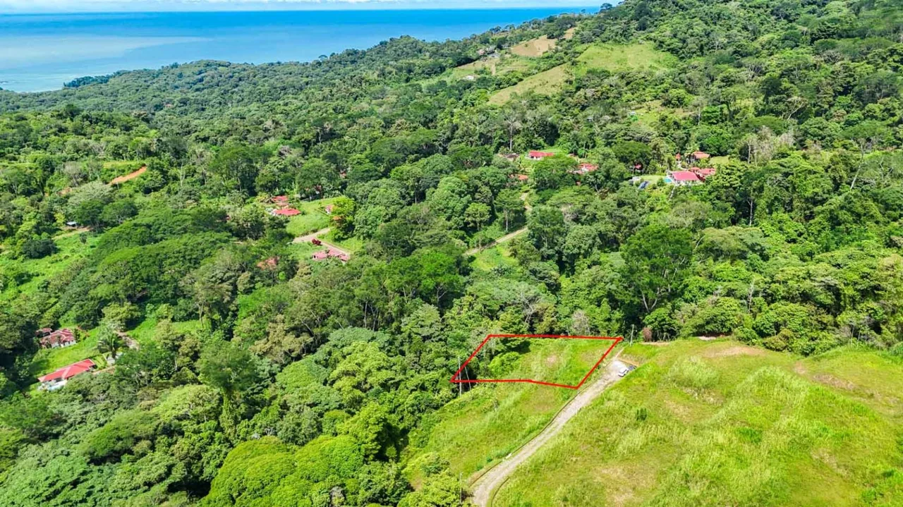 Ocean View Lot for Sale in Ojochal Costa Rica