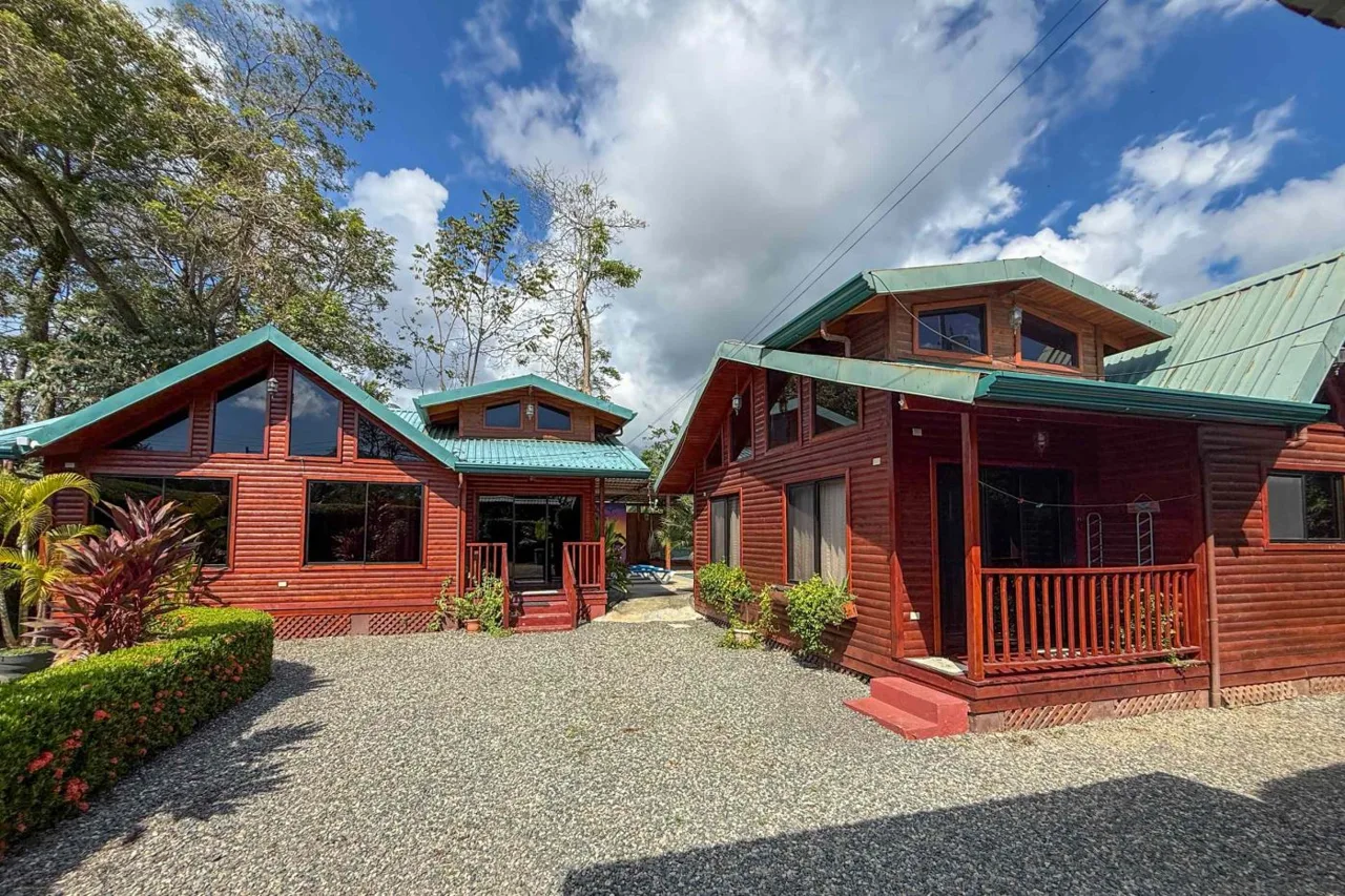 Unique Income Producing Home with 3-Bedrooms plus 1-Bedroom Cabin &amp; Pool in Walk-to-Beach Location in Bahia near Uvita Costa Rica