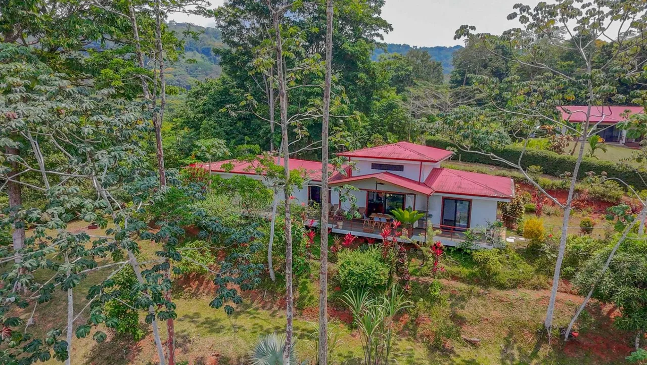 TWO Baru homes, draped in spectacular &amp; serene mountain jungle surrounds, resting on a huge 3.53-acre lot for further development