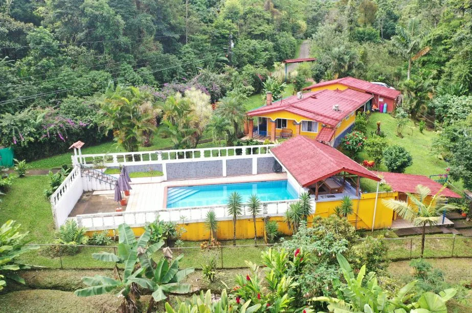17-Acre Estate with Pool, Guest House &amp; Income Potential Near La Fortuna
