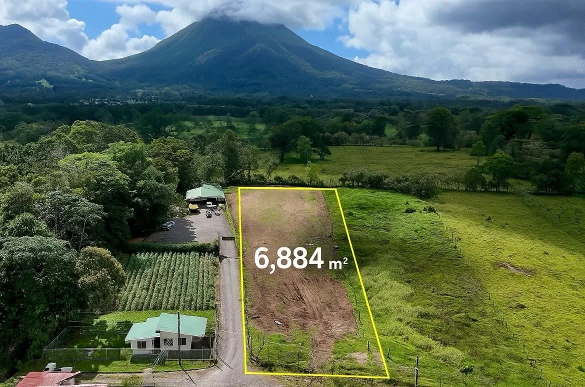 Prime 6,884 m² Central Development Land – La Fortuna, San Carlos, Alajuela - Arenal Volcano Views