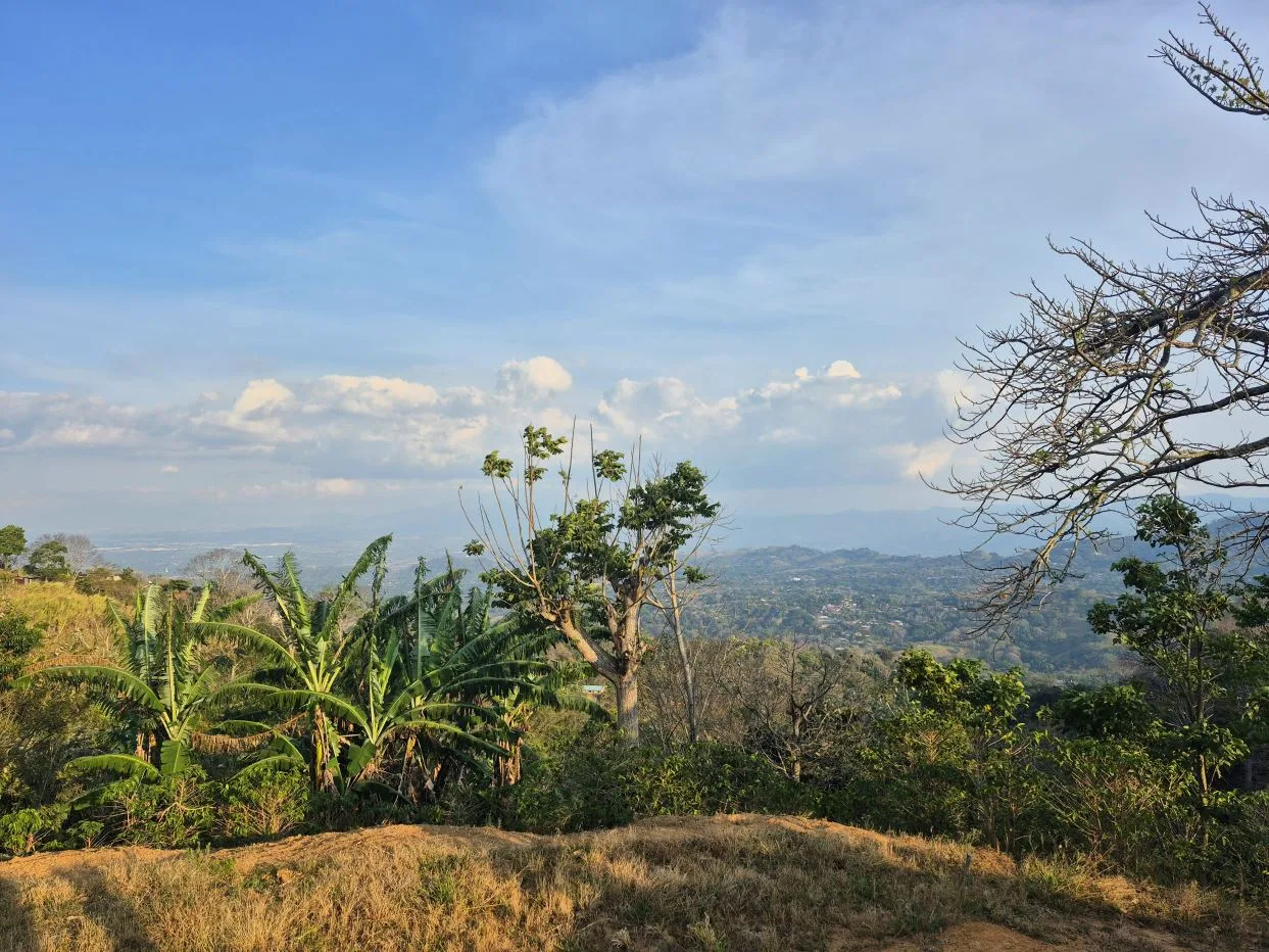 1.45 acres of land with amazing views in Atenas 3600 ft elevation