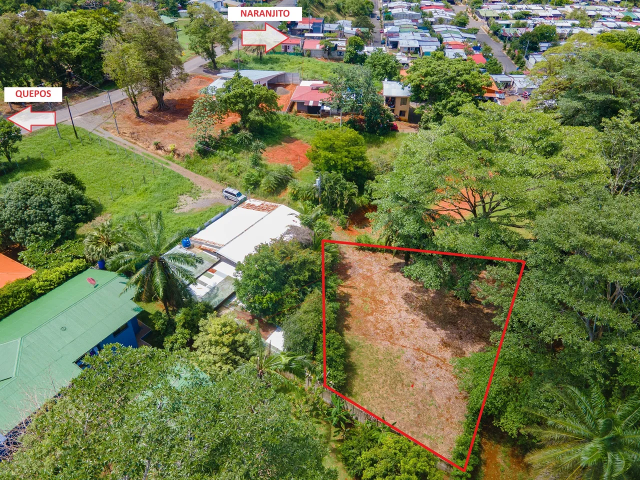 Vacant Land for Sale in Quepos. Measuring 2,969 SQ FT