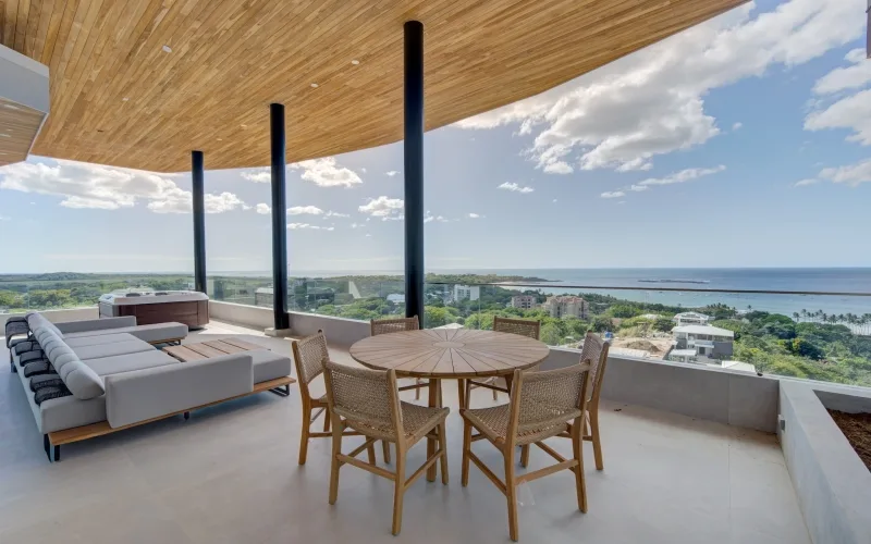TAMARINDO 360º Penthouse ~ Two-Level Ocean View with Private Rooftop Terrace